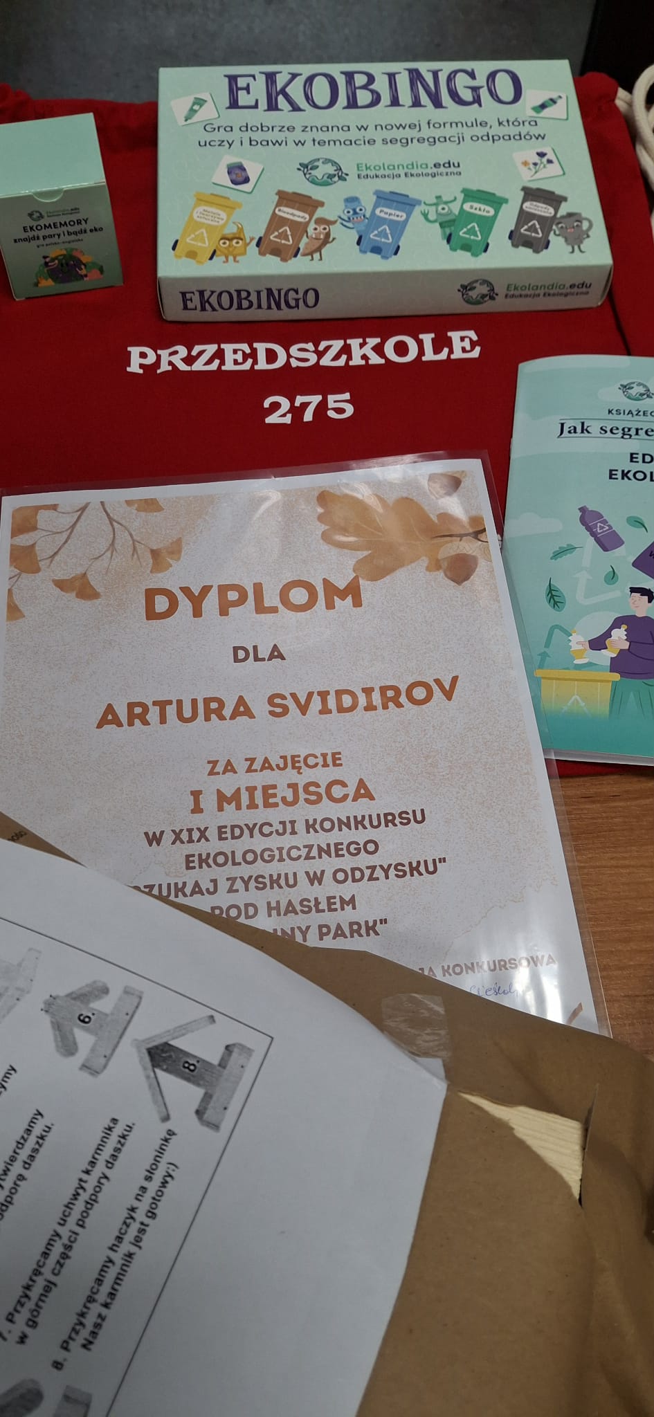 I miejsce 3 4 latki