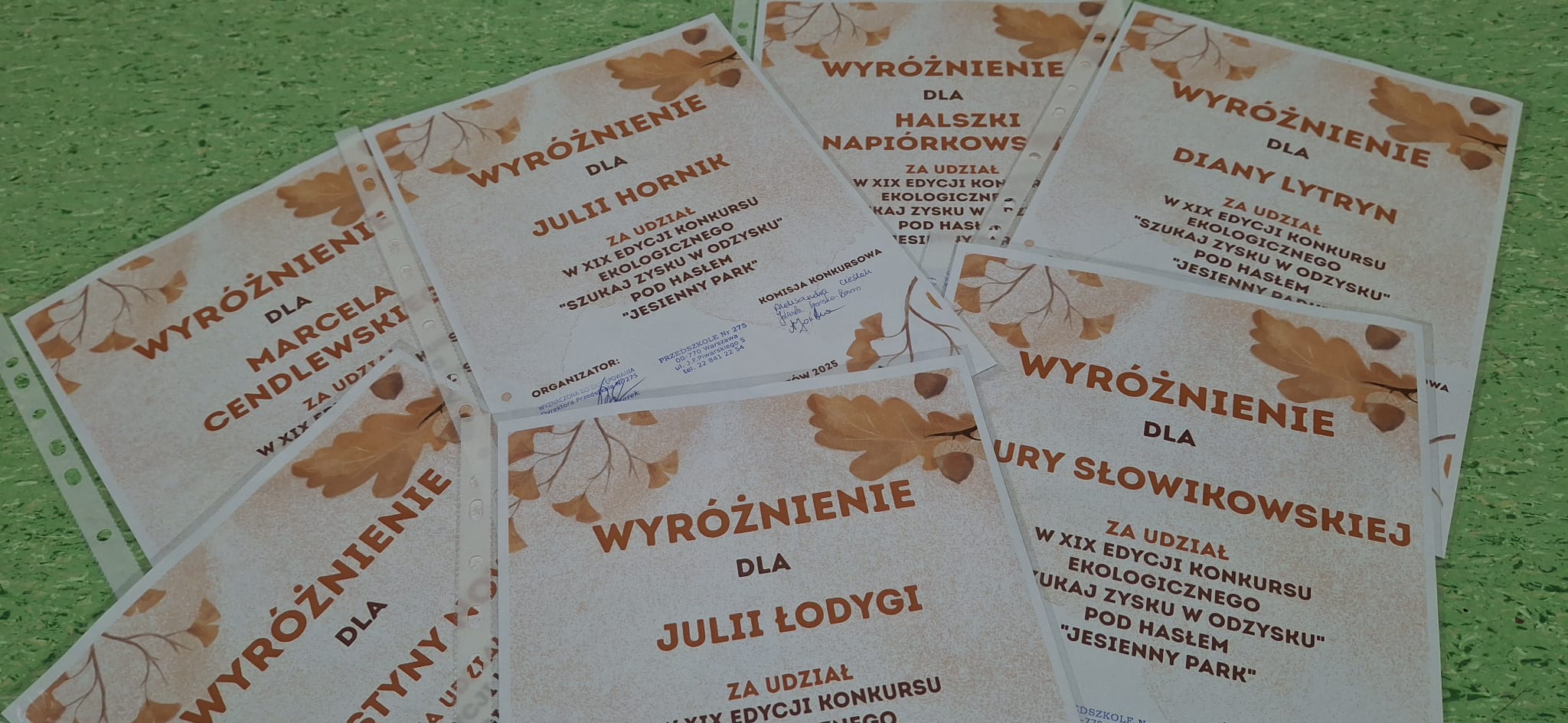 wyróżnienia